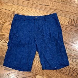 COPY - Men's Puma Texture Print Golf Shorts - Blue 36